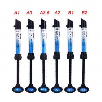 5 Pcs Dental Light Curing Composite Resin Refill Syringe Dentex A1 A2 A3 A3.5 B1 B2