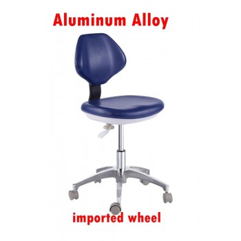 Dental Assistant Stool Rotation Dentist Assistant Operator Chair Armrest PU Waist Support Height QY90G