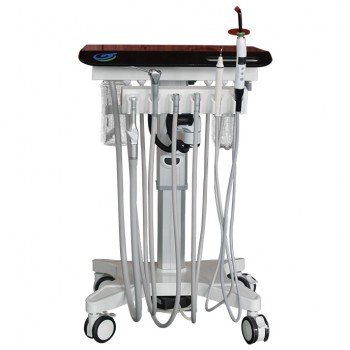 Greeloy GU-P 302S Adjustable Portable Mobile Dental Delivery Cart Unit Treatment System