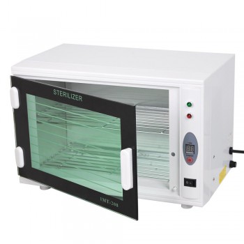 8L UV Tool Sterilizer Cabinet with Timer Sterilization Dental Tool Facial Skin Beauty Salon Equipment