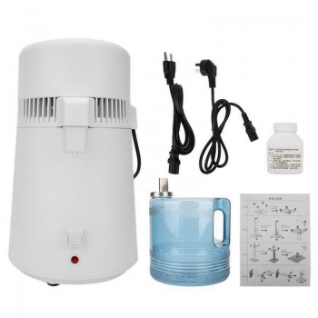 4L Electric Pure Water Distiller Countertop Dental Water Distilled Machine