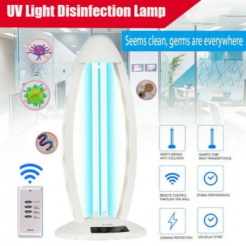 UV+Ozone Sterilization Ultraviolet Germicidal Lamp with Three-Step Timing Remote