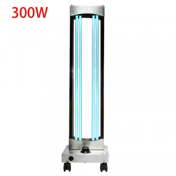 300W UV Ozone Sterilizer Wheel Germicidal Lamp Professional UVC Light Sterilization Hospital Disinfection