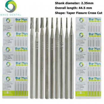 5 Packs Wave Dental Carbide Burs For Low Speed Straight Handpiece HP 698 699 701 703 704 Prima