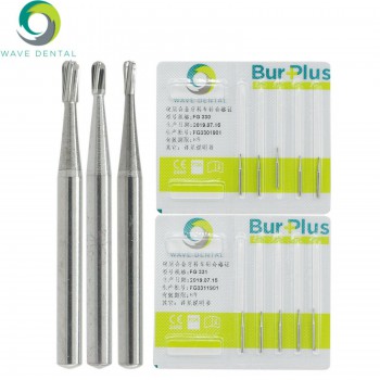 5 Packs Wave Dental Tungsten Carbide Bur Crown Removal Midwest Pear FG 330 331 332