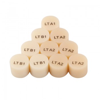 10 PCS Dental Lab Glass-Ceramic Lithium Disilicate Pills Emax Press Block