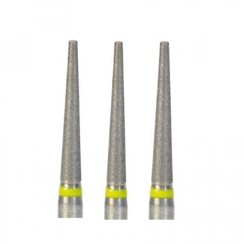 100 Pcs 1.6mm Dental Diamond Bur Bits Drill FG TF-21EF