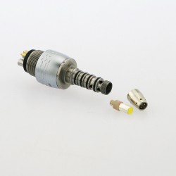 YUSENDENT CX229-GS Dental LED Quick Coupling 6 Hole Fit Sirona R/F Fiber Optic High Speed Handpiece