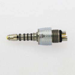 YUSENDENT CX229-GS Dental LED Quick Coupling 6 Hole Fit Sirona R/F Fiber Optic High Speed Handpiece