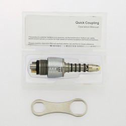 YUSENDENT CX229-GS Dental LED Quick Coupling 6 Hole Fit Sirona R/F Fiber Optic High Speed Handpiece