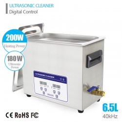 6.5L Ultrasonic Cleaner Machine ultrasound Solution Jewelry Circuit Board Gun Parts