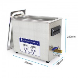 6.5L Ultrasonic Cleaner Machine ultrasound Solution Jewelry Circuit Board Gun Parts