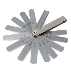 Dental Orthodontic Interproximal Enamel Reduction IPR Gauge Ruler 0.05-1.00 mm