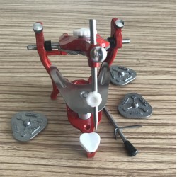 Dental Lab Articulator Anatomic Aluminium Red Dental Articulator