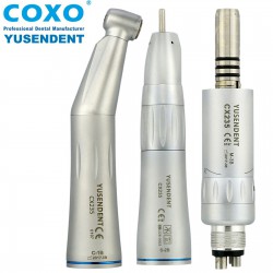 Yusendent COXO CX235-B Inner Water Low Speed Contra Angle Air Motor Straight Handpiece Kit