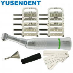 YUSENDENT COXO 4:1 Contra Angle Handpiece CX235 C3-11 Interproximal Enamel Kit EVA IPR