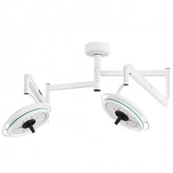 KWS KD-2072B-2 216W Two Headed Ceiling LED Surgical Exam Light Shadowless Lamp