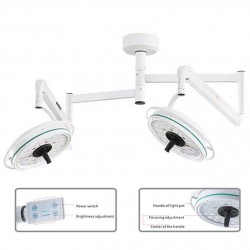 KWS KD-2072B-2 216W Two Headed Ceiling LED Surgical Exam Light Shadowless Lamp