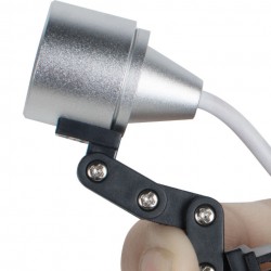 1W Clip Clamp LED Head Light Lamp for Dental Binocular Loupes Glasses Durable