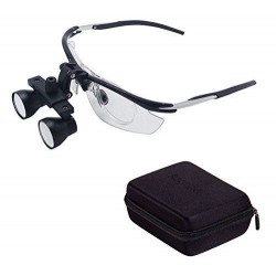 Dental 3.5X Binocular Loupes Magnifier Antifogging Aluminum Frame DY-112