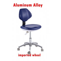 Dental Assistant Stool Rotation Dentist Assistant Operator Chair Armrest PU Waist Support Height QY90G