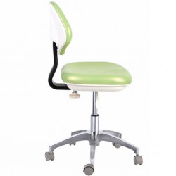 Dental Assistant Stool Rotation Dentist Assistant Operator Chair Armrest PU Waist Support Height QY90G