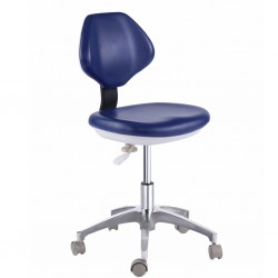 Dental Assistant Stool Rotation Dentist Assistant Operator Chair Armrest PU Waist Support Height QY90G