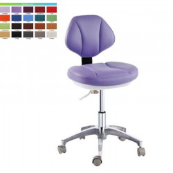 Microfiber Leather Medical Dental Dentist's Chair Doctor's Stool Mobile Chair CE