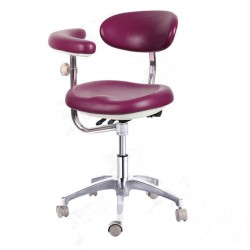 Ergonomic Dental Assistant Chair Doctor's Dentist Stool Hygienist Chair Adjustable with Armrest QY600-1