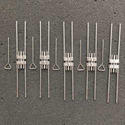 5 Set 13mm Dental Orthodontic Expansion Screws for Frame Type Stainless Steel