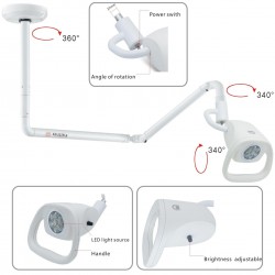 KWS KD-2021W-2 7 holes 21W LED surgical ceiling type inspection light