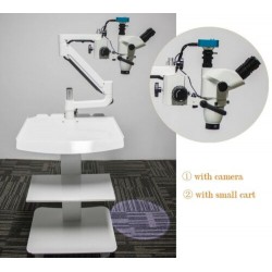 Trolley Type 5W Dental Root Canal Therapy Operating Microscope Loups with Camera