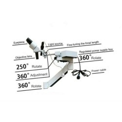 Dental Surgical Operating Microscope with 5W LED Light＆Trolley Cart Unit for ENT