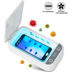 UV Cell Phone Disinfection Toothbrush Jewelry Watches Glasses Cleaner Case