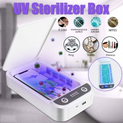 UV Cell Phone Disinfection Toothbrush Jewelry Watches Glasses Cleaner Case