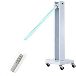 Mobile UV Sterilizer Trolley Cart Disinfection Lamp with Wheels for Schools Hospitals Factories