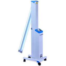 FY® 30DC Mobile UV+Ozone Disinfection Cart Ultraviolet Lamp UV Sterilizer Trolley Philips UV Lamps Tube