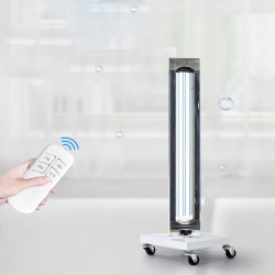 150W Commercial Mobile UV + Ozone Disinfection Trolley UVC Lamp Sterilization Sanitizer Ultraviolet Germicidal Light