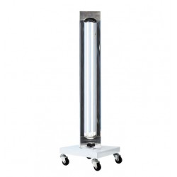 150W Commercial Mobile UV + Ozone Disinfection Trolley UVC Lamp Sterilization Sanitizer Ultraviolet Germicidal Light