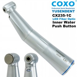 YUSENDENT COXO CX235-1C Dental Inner Water Contra Angle LED Fiber Optic Handpiece Fit KAVO