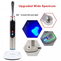 2020 Upgraded Dental 1 second LED Curing Light Lamp Wireless Deep Cure 2200MW