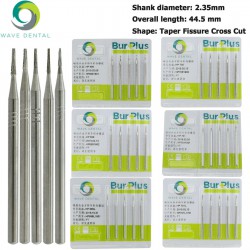 10Pcs HP 698 699 699L 700 701 701L Bur Dental Carbide Taper Fissure Cross Cut Burs