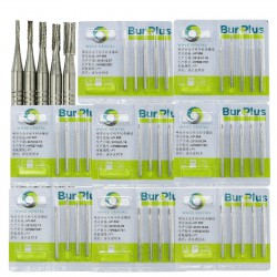 5Packs Wave Dental Low Speed Straight Flat End Crosscut Carbide Burs HP 555 556 560 563