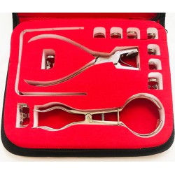 Dental Dam Perforator Dental Dam Hole Puncher Dental Rubber Dam Puncher Set Kit