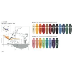 TJ2688 E5 Classic Durable Dental Chair Treatment Unit for Dental Practice