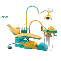 A800 Cartoon Design Pediatric Dental Chair Children Dental Unit with Cartoon Fish Operating Unit