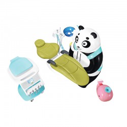 Cute Comfortable Children Dental Chair Panda Shape & Ocean Style Kids Dental Chair Unit