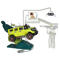 Lovely Car Design Pediatric Dental Chair Dental Chair Unit for Kids Children Q1