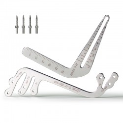 TianTian Dental Implant Surgery Guide Kit Stainless Steel Oral Planting Positioning Instrument Angle Ruler