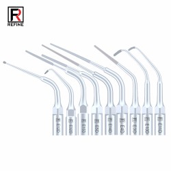 10 Pcs Refine Ultrasonic Scaler Tips E3D E4D E5D E10D E11D E12D E14D E15D Fit Woodpecker EMS